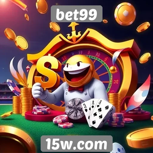 Variedade de jogos de cassino no bet99